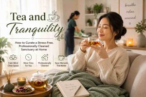 Read more about the article Tea and Tranquility: How to Create a Calm, Professionally Cleaned Home That Helps You Truly Relax